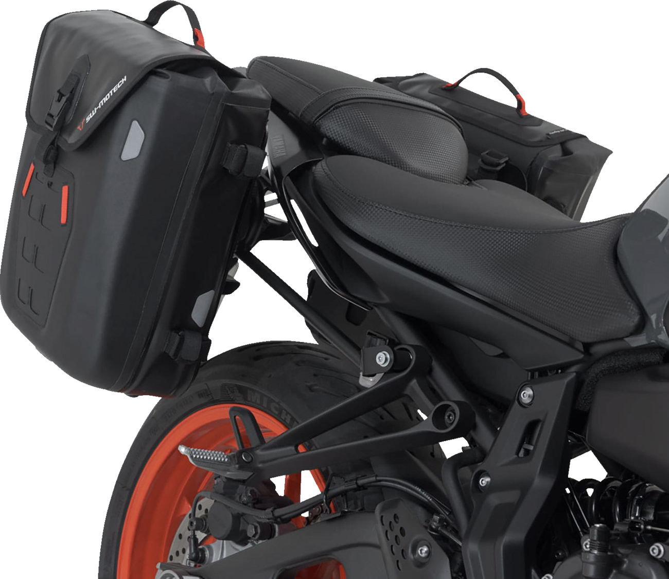 SW-MOTECH SysBag Side Bag System - Black - Yamaha MT-07 '18-'24 BC.SYS.06.869.31000B