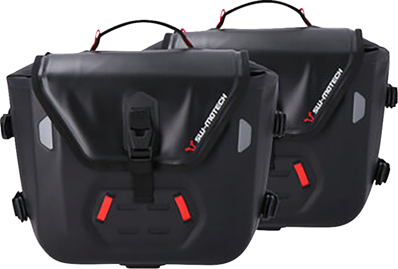 SW-MOTECH SysBag Side Bag System - Black - Moto Guzzi V7 III '17-'20 BC.SYS.17.595.31000B
