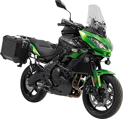 SW-MOTECH TRAX ADV Aluminum Case System - Black - Kawasaki Versys 650 '14-'22 KFT.08.518.70000/B