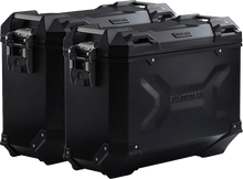 SW-MOTECH TRAX ADV Aluminum Case System - Black - BMW F 650 GS '99-'12 KFT.07.094.70000/B