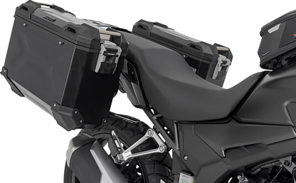 SW-MOTECH TRAX ADV Aluminum Case System - Black - Honda CB/CBR/NX 500 '13-'24 KFT.01.400.70001/B