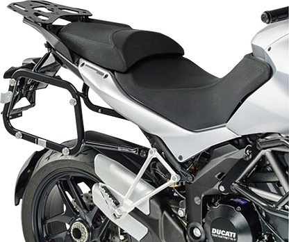 SW-MOTECH TRAX ADV Aluminum Case System - Black - Ducati Multistrada 1200 '10-'14 KFT.22.140.70000/B