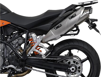 SW-MOTECH TRAX ADV Aluminum Case System - Black - KTM Super Moto 950/SMR 990/SMT 990 '05-'13 KFT.04.621.70000/B