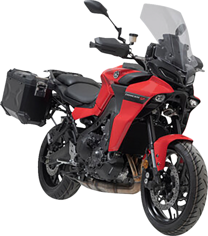 SW-MOTECH TRAX ADV Aluminum Case System - Black - Yamaha Tracer 9 GT '21-'24 KFT.06.921.70000/B