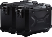 SW-MOTECH TRAX ADV Aluminum Case System - Black - BMW F 750/800/850/900 GS '18-'24 KFT.07.897.70000/B