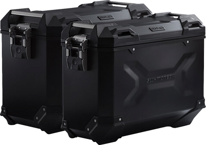 SW-MOTECH TRAX ADV Aluminum Case System - Black - Aprilia Tuareg 660 '22-'24 KFT.13.849.70000/B