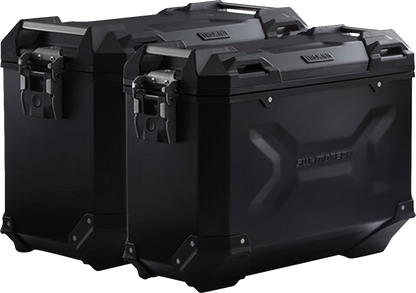 SW-MOTECH TRAX ADV Aluminum Case System - Black - BMW R 1200/1250 GS '12-'24 KFT.07.664.70001/B