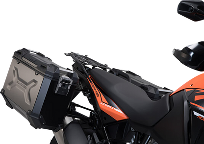 SW-MOTECH TRAX ADV Aluminum Case System - Black - KTM Adventure 1050/1090/1190/Super Adventure 1290 '13-'20 KFT.04.333.70002/B