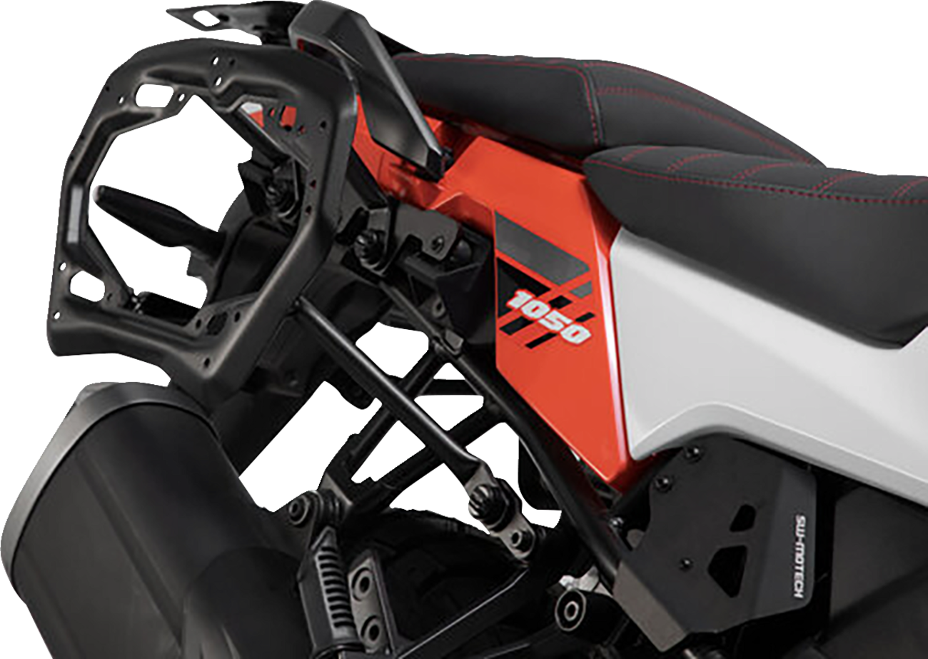 SW-MOTECH TRAX ADV Aluminum Case System - Black - Suzuki V-Strom 1050 '20-'24 KFT.05.936.70000/B
