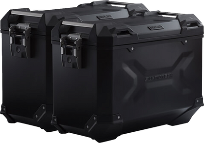 SW-MOTECH TRAX ADV Aluminum Case System - Black - Honda VFR1200X '11-'17 KFT.01.660.70100/B
