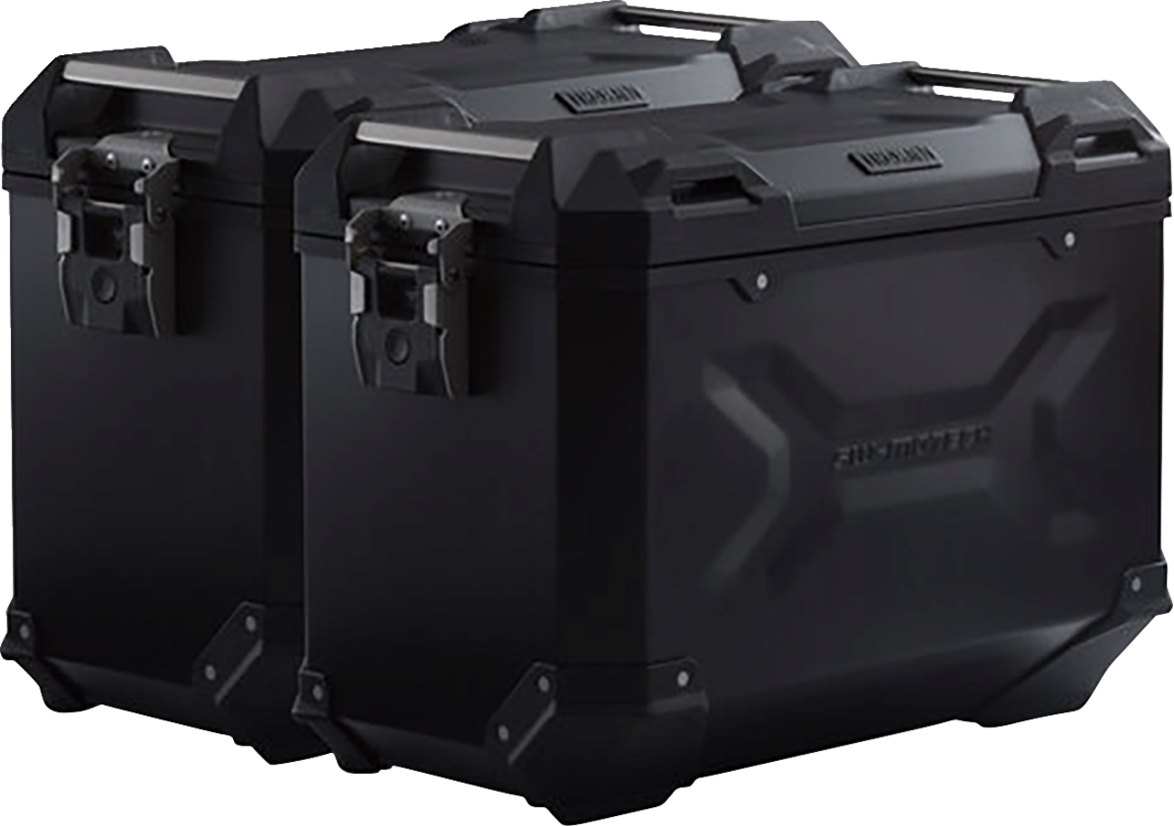 SW-MOTECH TRAX ADV Aluminum Case System - Black - Ducati Multistrada 1200 '10-'14 KFT.22.140.70100/B