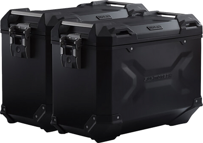 SW-MOTECH TRAX ADV Aluminum Case System - Black - Ducati Multistrada 1200 '10-'14 KFT.22.140.70100/B