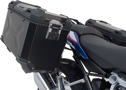 SW-MOTECH TRAX ADV Aluminum Case System - Black - BMW R 1200/1250 R '14-'24 KFT.07.573.70100/B