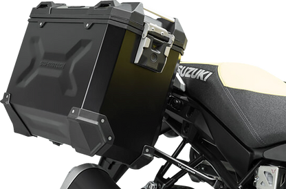 SW-MOTECH TRAX ADV Aluminum Case System - Black - Suzuki V-Strom 1000 '14-'19 KFT.05.440.70101/B
