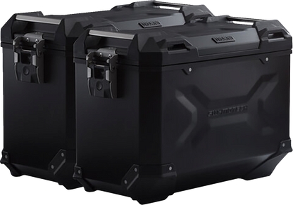 SW-MOTECH TRAX ADV Aluminum Case System - Black - Triumph Tiger/Tiger Explorer 1200 '12-'21 KFT.11.483.70101/B