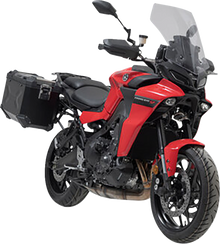 SW-MOTECH TRAX ADV Aluminum Case System - Black - Yamaha Tracer 9 GT '21-'24 KFT.06.921.70100/B