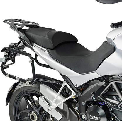 SW-MOTECH TRAX ADV Aluminum Case System - Black - Ducati Multistrada 1200 '10-'14 KFT.22.140.70100/B
