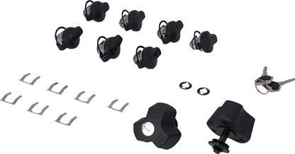 SW-MOTECH TRAX ADV Aluminum Case System - Black - Honda VFR1200X '11-'17 KFT.01.660.70100/B