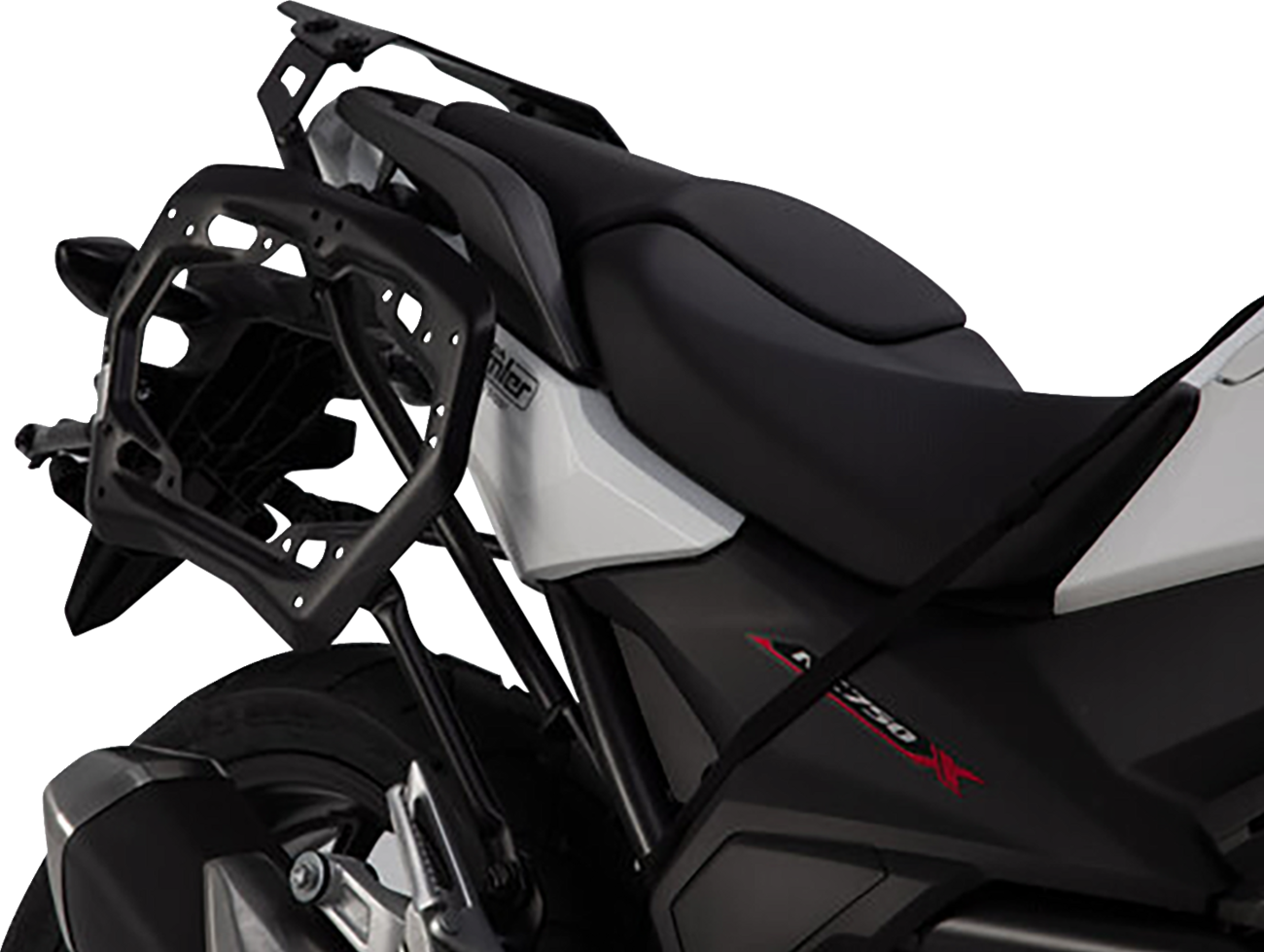 SW-MOTECH TRAX ADV Aluminum Case System - Black - Honda NC750 '16-'20 KFT.01.699.70101/B
