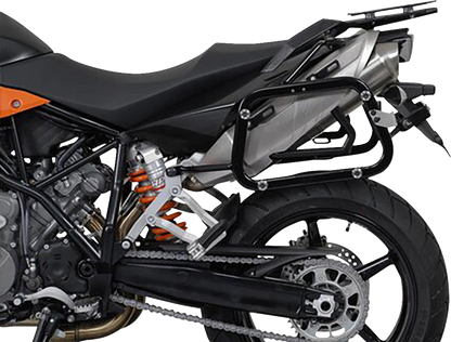 SW-MOTECH TRAX ADV Aluminum Case System - Black - KTM Super Moto 950/SMR/SMT 990 '05-'13 KFT.04.621.70100/B
