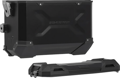 SW-MOTECH TRAX ADV Aluminum Case System - Black - Suzuki V-Strom 650 '16-'24 KFT.05.876.70001/B