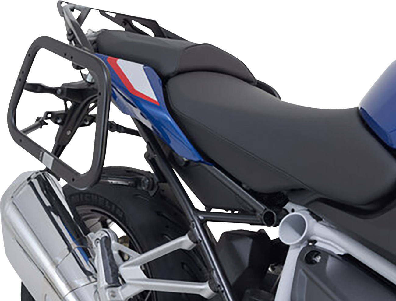 SW-MOTECH TRAX ADV Aluminum Case System - Black - BMW R 1200/1250 R '14-'24 KFT.07.573.70100/B