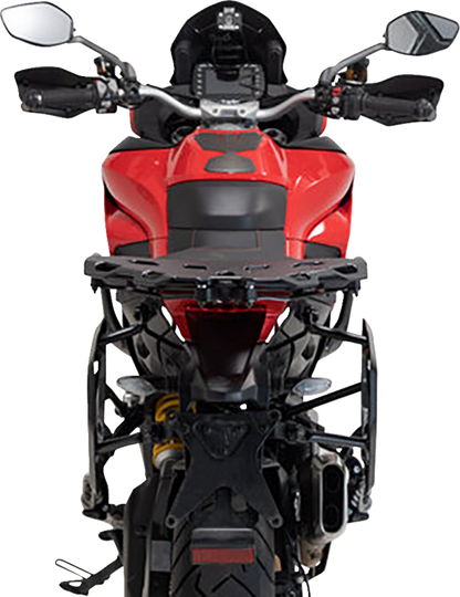 SW-MOTECH TRAX ADV Aluminum Case System - Black - Ducati Multistrada 950/1200/1260/V2 '15-'24 KFT.22.114.70102/B