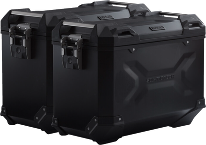 SW-MOTECH TRAX ADV Aluminum Case System - Black - Honda NC750 X '20-'24 KFT.01.841.70100/B