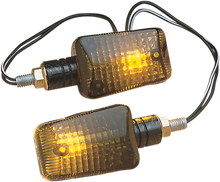 K&S TECHNOLOGIES Mini Stalk Marker Lights - Carbon/Smoke 25-8119