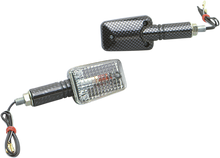 K&S TECHNOLOGIES Marker Light - Ministalk - Long - Carbon/Clear 25-8132