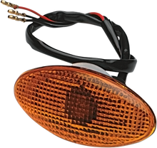 K&S TECHNOLOGIES Flat Oval Marker Light - Large - Amber 25-8275