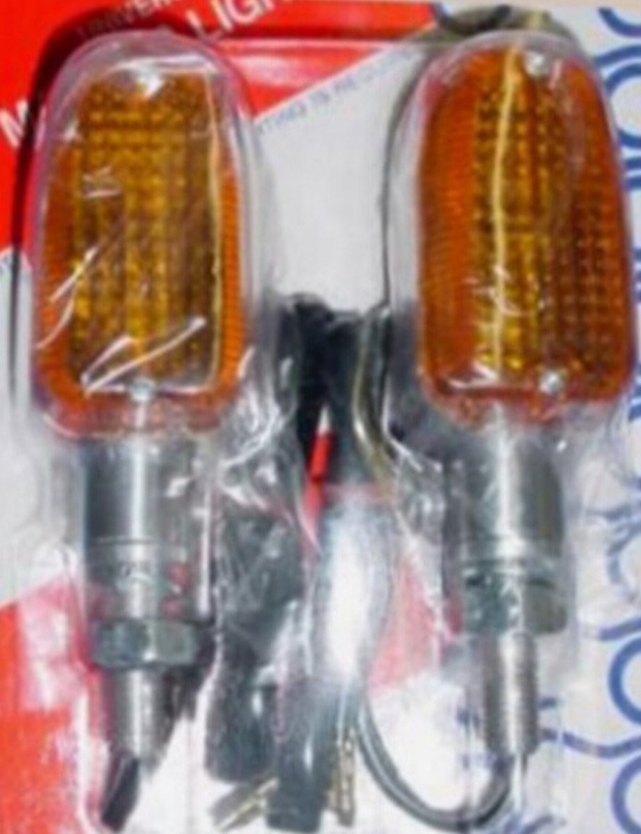 K&S TECHNOLOGIES Marker Light - Dual Filament - Aluminum/Amber 25-8301