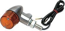 K&S TECHNOLOGIES Marker Light - Single Filament - Aluminum/Amber - Style 2 25-8330