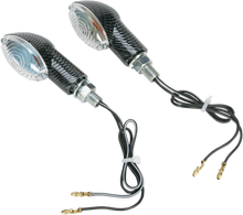 K&S TECHNOLOGIES Ultra Mini Marker Lights - Carbon/Clear 25-8361