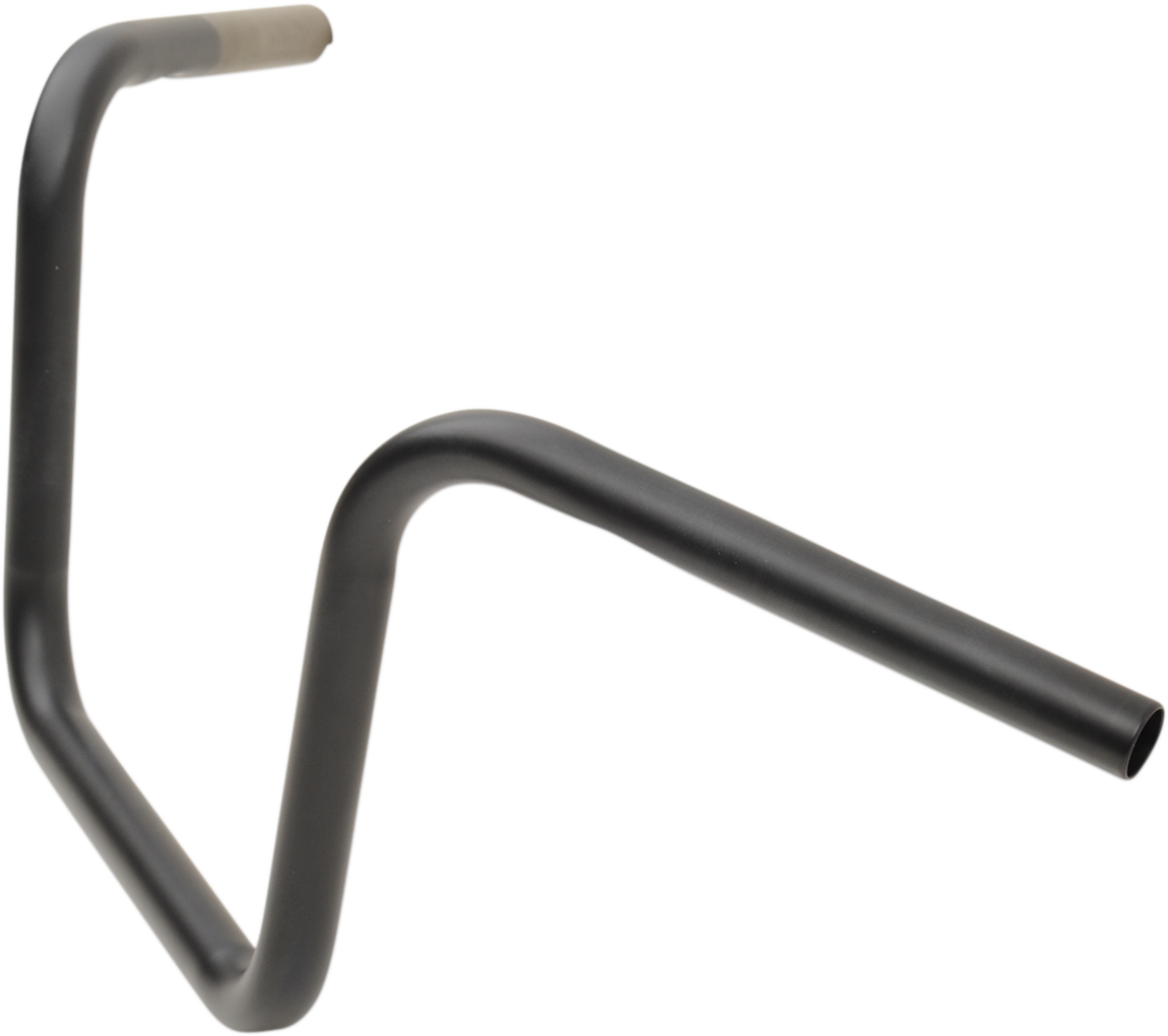 DRAG SPECIALTIES 1" Handlebar - Ape Hanger - 10" - TBW - Black 0601-4206