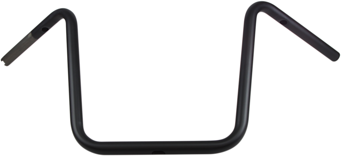 DRAG SPECIALTIES 1" Handlebar - Ape Hanger - 14" - TBW - Flat Black 0601-4211
