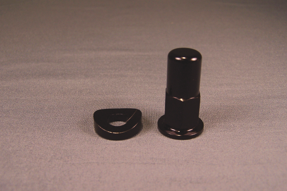 NO TOIL Rim Lock Nut/Spacer - Kit - Black NTRK-005