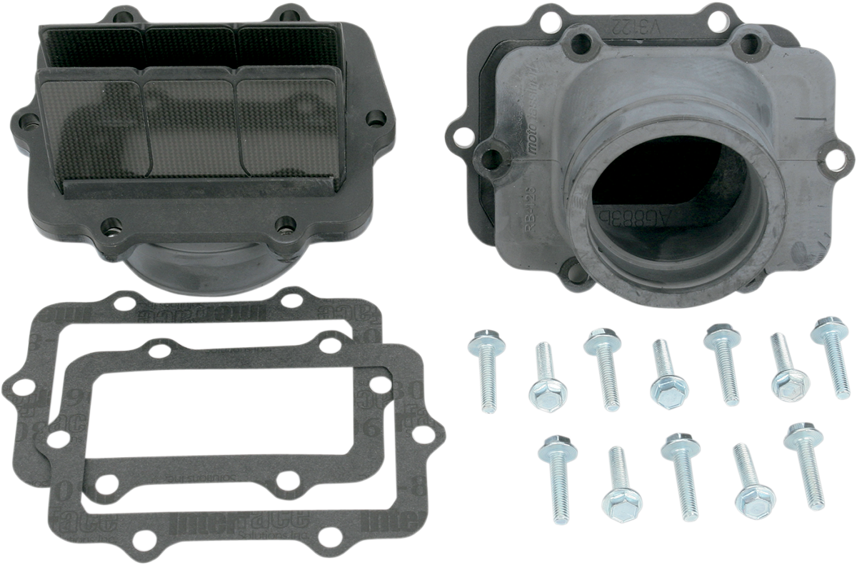 VFORCE/MOTO TASSINARI V-Force 3 Reed Valve Set with Intake Boot - Ski-Doo V3126-873B-2