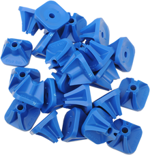 STUD BOY Single Backer Plates - Hi-viz Blue - 24 Pack 2513-P1-HVB