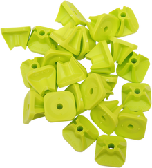 STUD BOY Single Backer Plates - Hi-viz Green - 24 Pack 2513-P1-HVG
