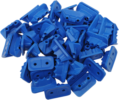 STUD BOY Double Backer Plates - Hi-viz Blue - For 2-Ply - 48 Pack 2522-P2-HVB
