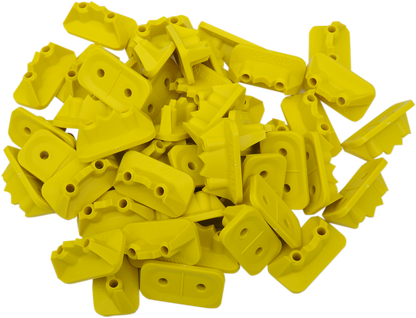 STUD BOY Double Backer Plates - Hi-viz Yellow - For 2-Ply - 48 Pack 2522-P2-HVY