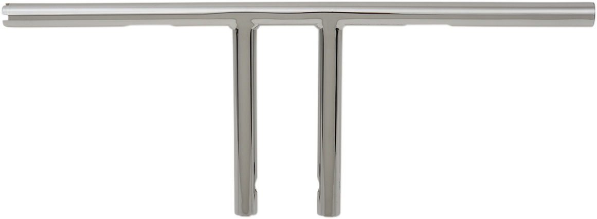 DRAG SPECIALTIES 1" T-Bar - Dimpled - Straight - 8" - Chrome 0601-4218