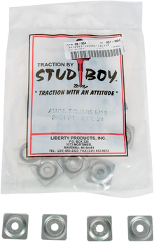 STUD BOY Backer Plates - Aluminum - 5/16" - 24 Pack 2061-P1
