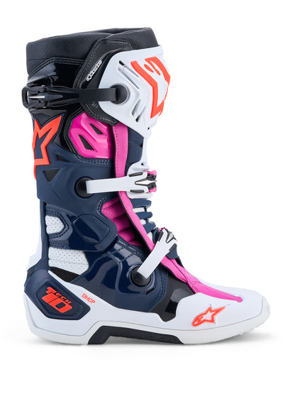 Tech 10 Supervented Boots Drk Blue/Wht/Blk Fuxia 12