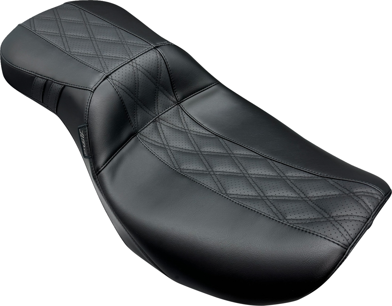 LE PERA Outcast Daddy Long Legs Seat - 2Up - w/o Backrest - GT2 Inlay - FLH/FLT '23-'25 LV-997DLGT2