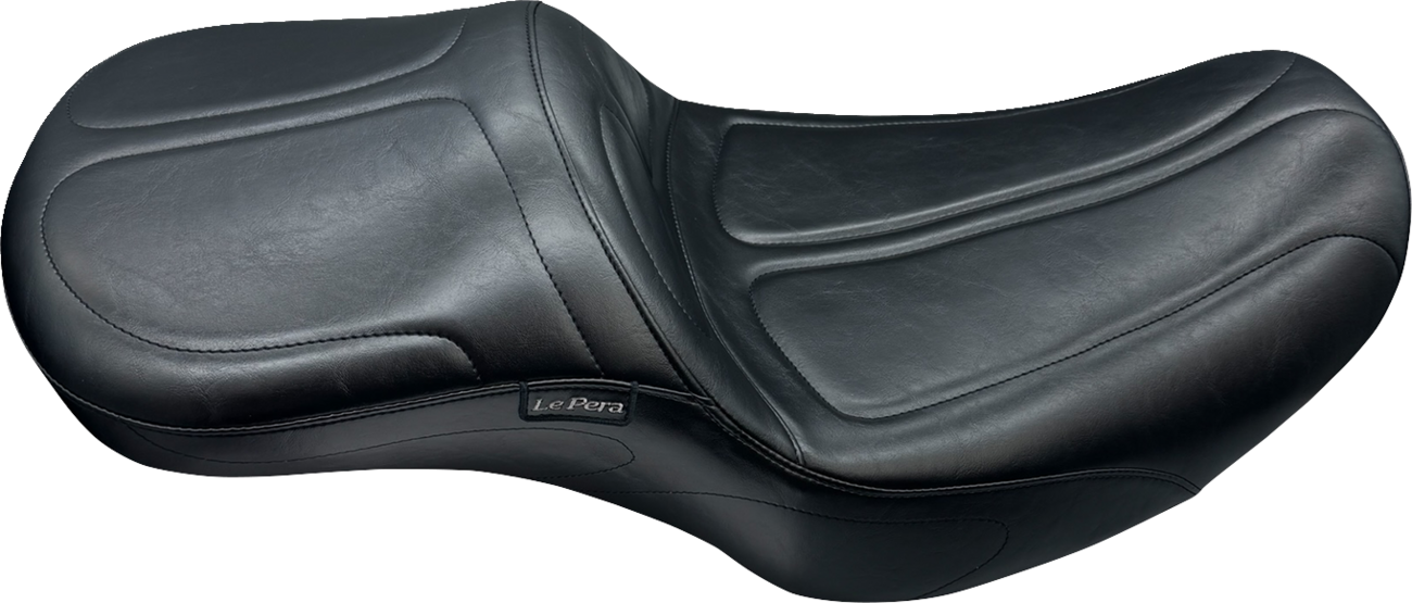 LE PERA Maverick Daddy Long Legs Seat - Without Backrest - Black - FLH/FLT '23-'25 LV-957DL