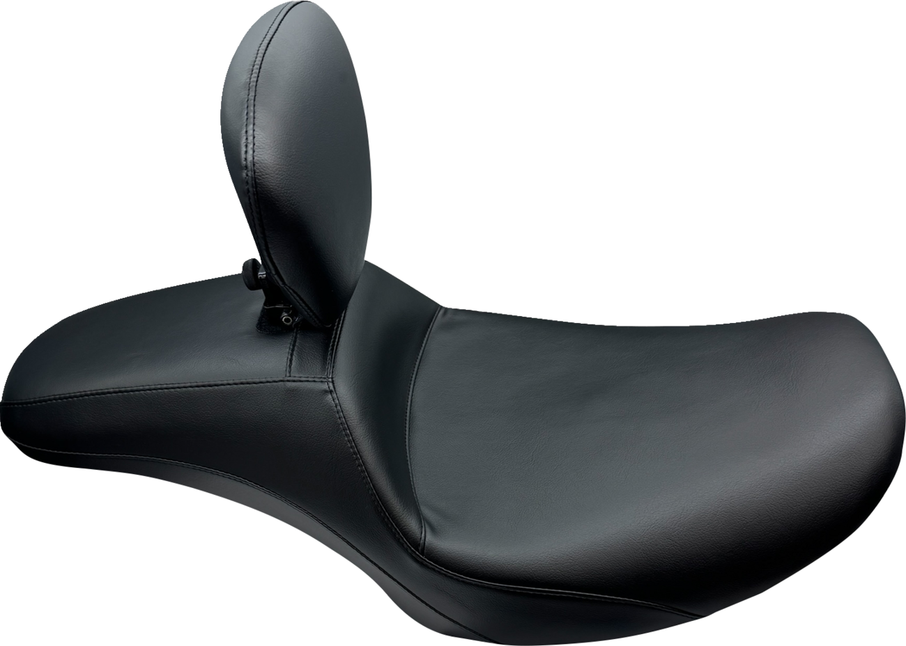 LE PERA Outcast Daddy Long Legs Seat - w/ Backrest - Smooth - FLH/FLT '23-'25 LV-987DLBR