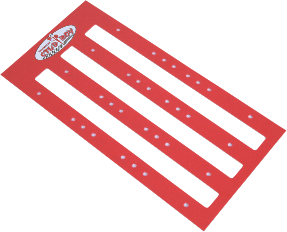 STUD BOY Studding Template - Track Stud - Red Trail - 2.52" Pitch 2241-00