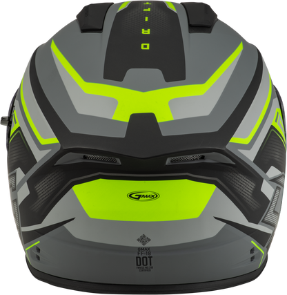 Ff 18 Drift Helmet Matte Grey/Hi Viz Md